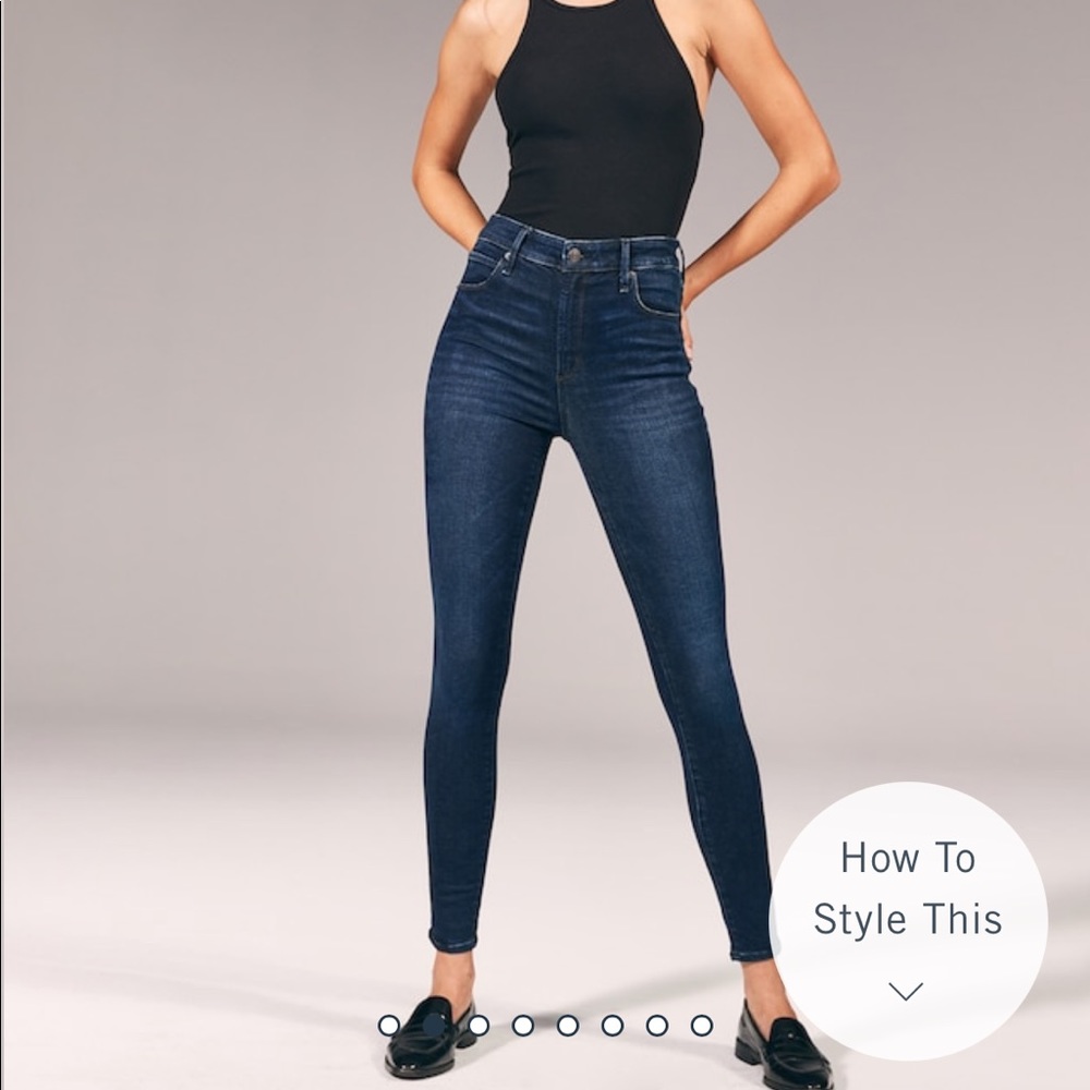 Simone High Rise Super Skinny A&F Jeans